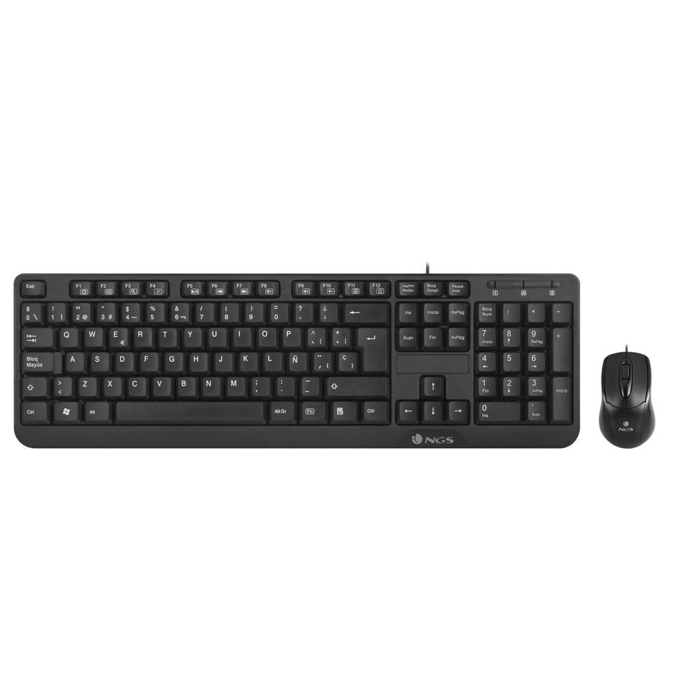 TECLADO+MOUSE NGS MULTIMEDIA WIRED