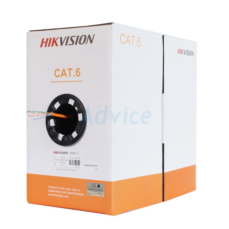 BOBINE DE CABO DE REDE HIKVISION UPT CAT.6 OUTDOOR