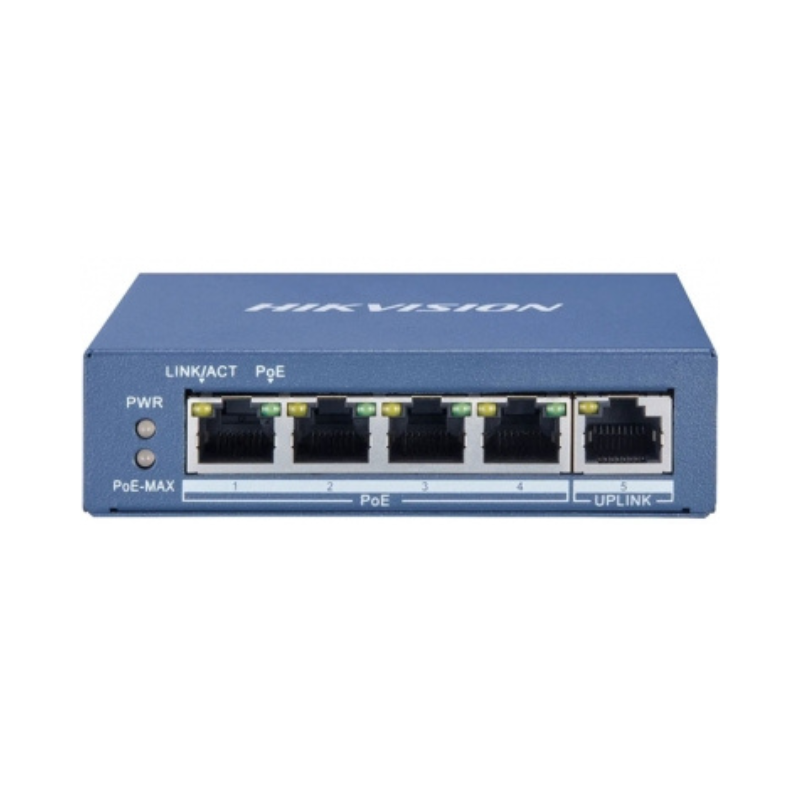 SWITCH HIKVISION 04 PORTAS POE