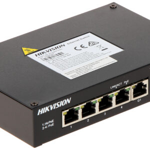 SWITCH HIKVISION POE INDUSTRIAL HARSH GIGABIT 4P