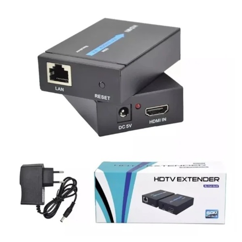ADAPT. HDMI EXTENDER RX-TX ATÉ 60MT