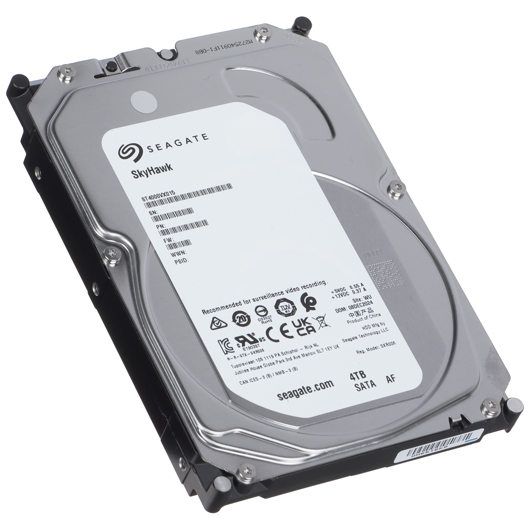 HD INT 3.5 SEAGATE SKYHAWK 4TB SATA 256MB