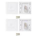 TOMADA DE REDE DUPLA RJ45 CAT.6