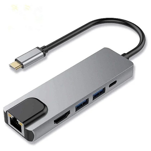 ADAPTADOR MULTIFUNCIONAL 5 IN 1 TYPE-C HDTV