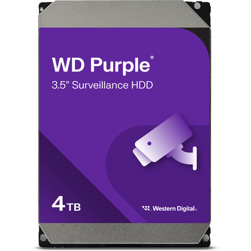 HD INT 3.5 4TB WD AV PURPLE SATA