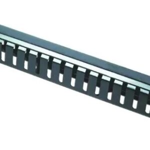 PASSACABO 1U WP RACK ESCOVA PRETO